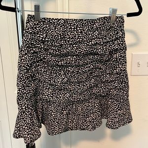 XS Abercrombie & Fitch Ruched Mini Skirt
